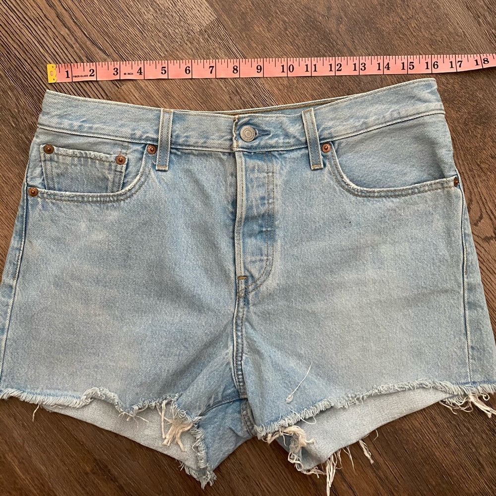 Wedgie Fit Levis Denim Shorts